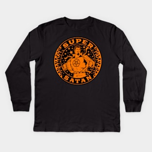 Super Satan (Colour) Kids Long Sleeve T-Shirt